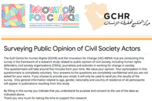 “Surveying Public Opinion of Civil Society Actors”